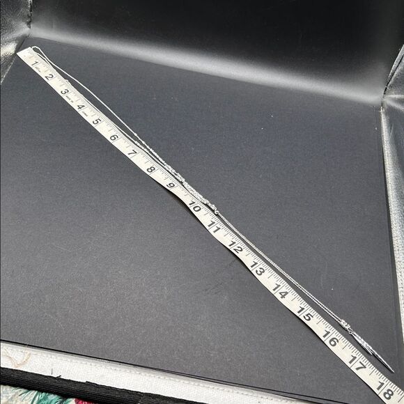 Gorjana Laguna Silver Y Shaped Necklace Dainty Evening Holiday - Picture 8 of 8